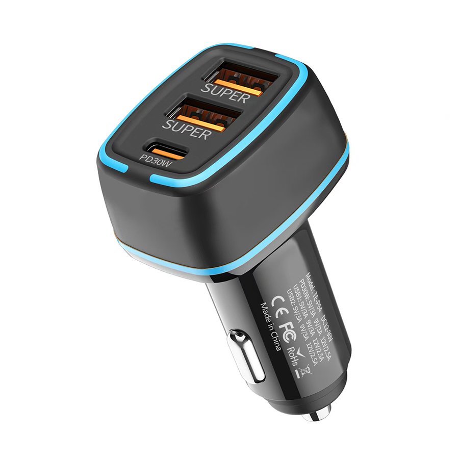 elbe-car-charger-black